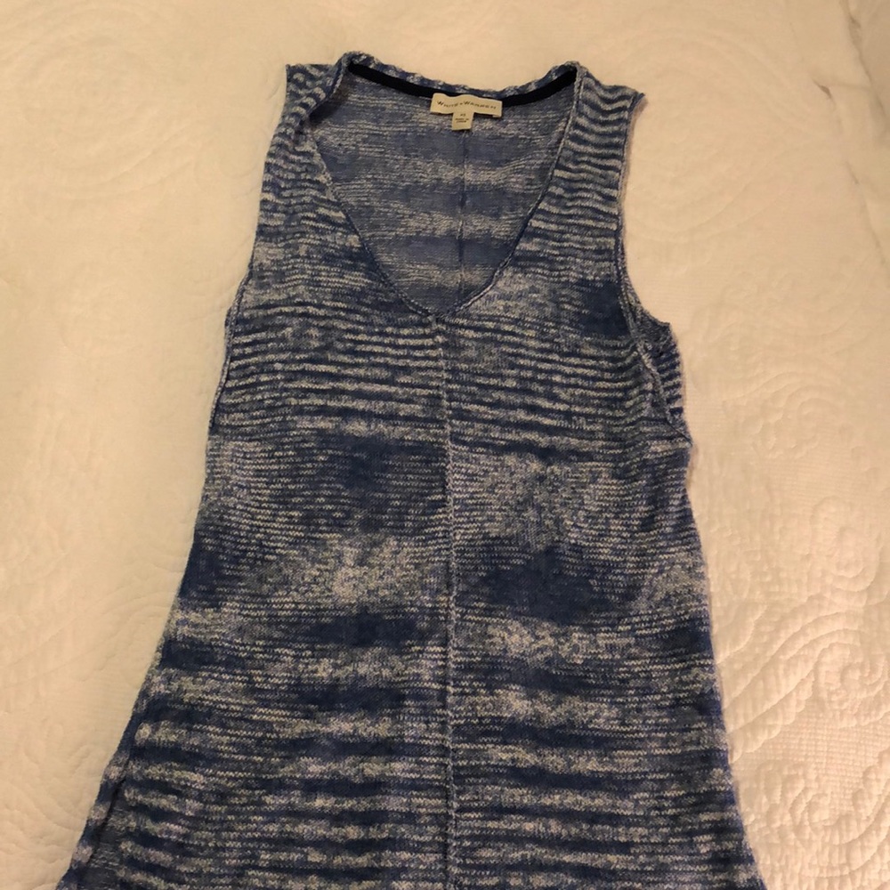 White + Warren long knit summer tunic